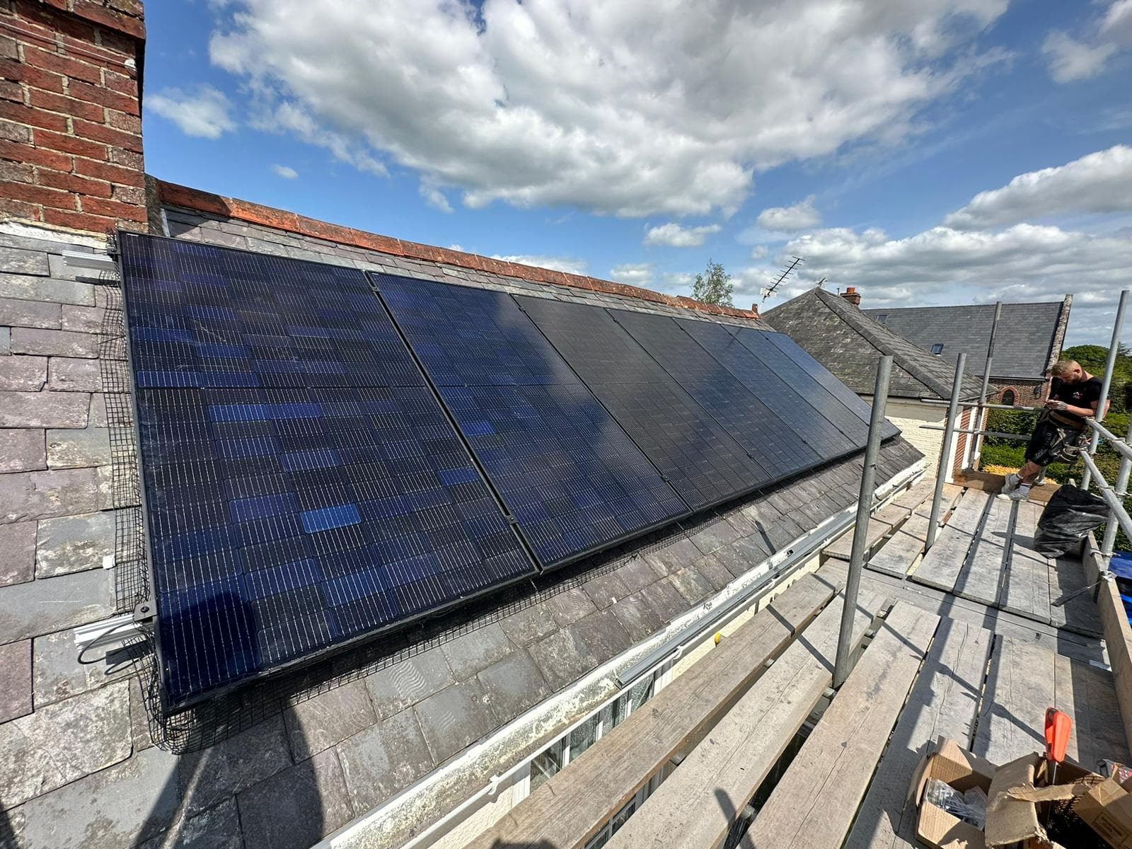 Solar panel installation 40 by No1 Solar Care