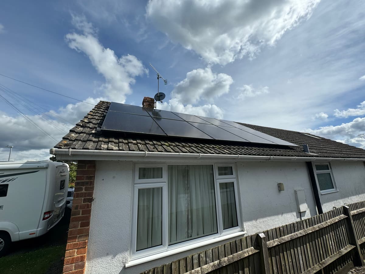Solar panel installation by No1 Solar Care in Poole