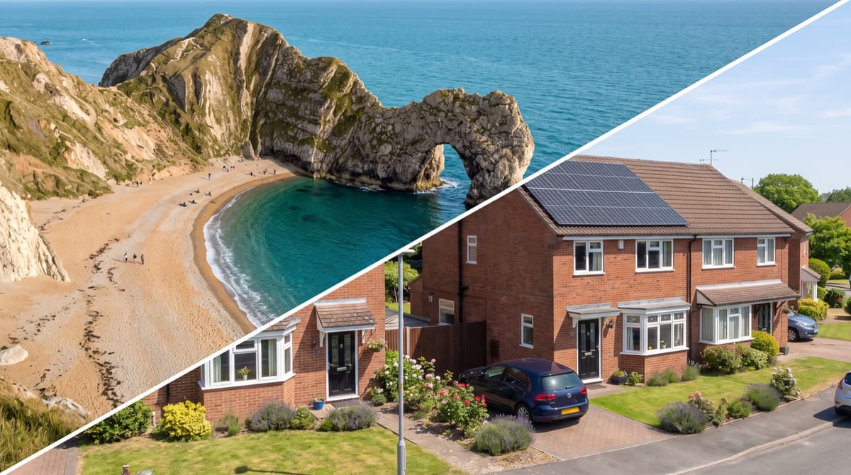 Solar panels serviced by No1 Solar Care across Dorset