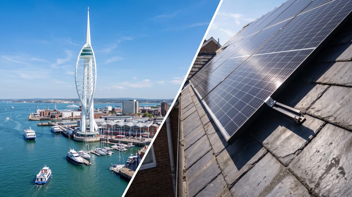 Solar panels serviced by No1 Solar Care across Hampshire