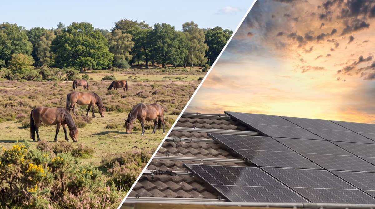 Solar panels serviced by No1 Solar Care in the New Forest