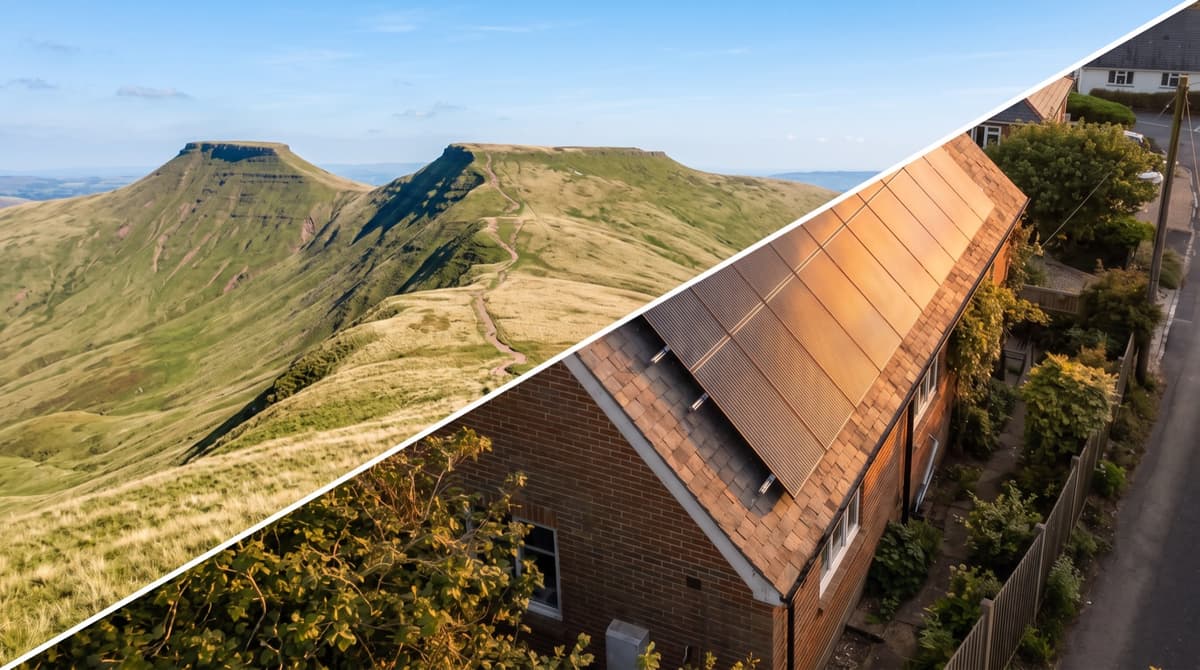 Solar panels serviced by No1 Solar Care across South Wales